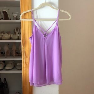 GUESS Lilac/Purple Tank Top